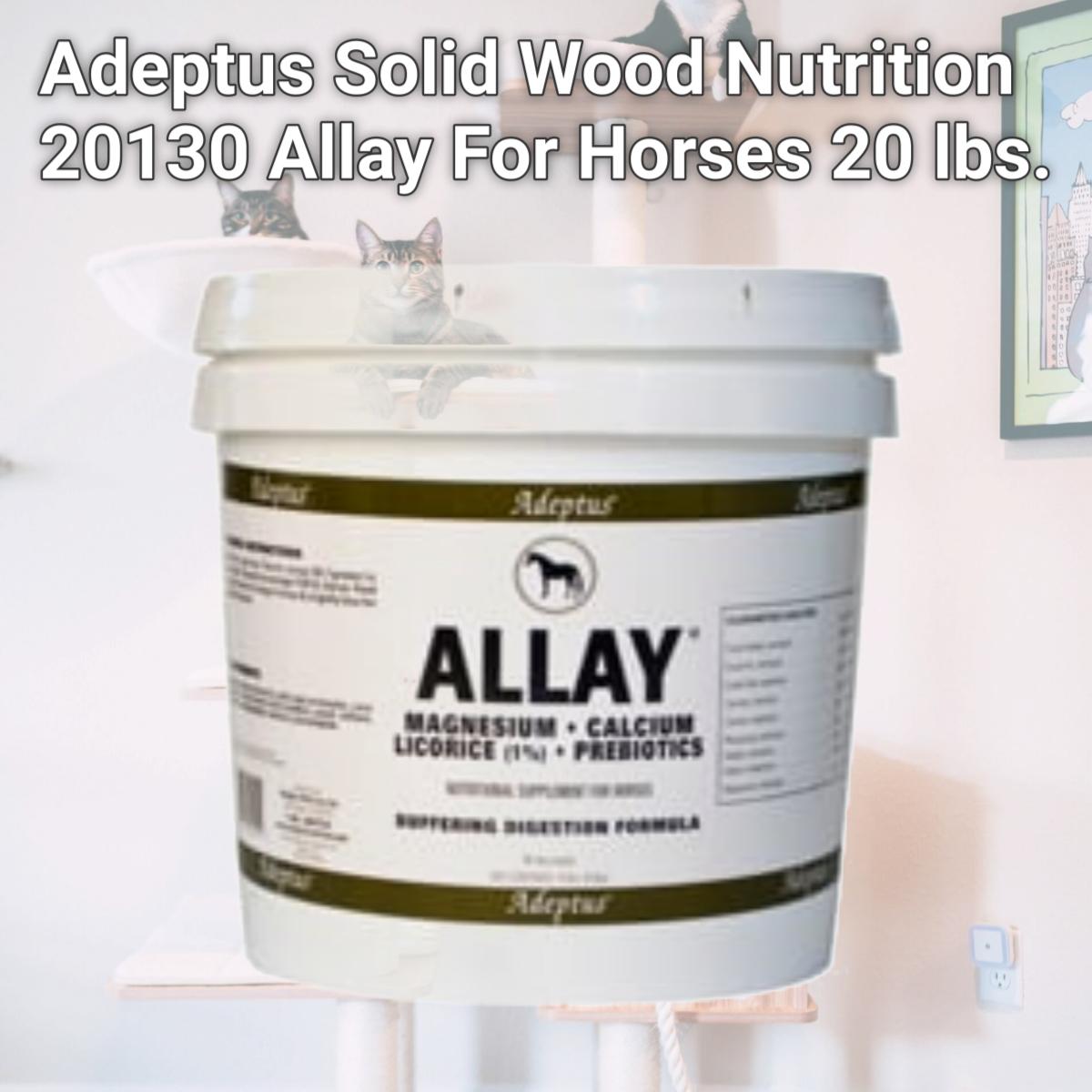 Picture of Adeptus Solid Wood Nutrition 20130 Allay For Horses 20 lbs.