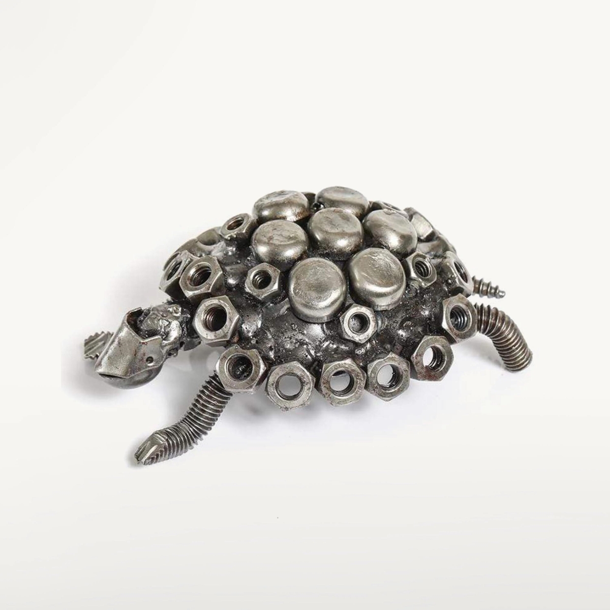2 in. Turtle Recycled Metal Sculpture