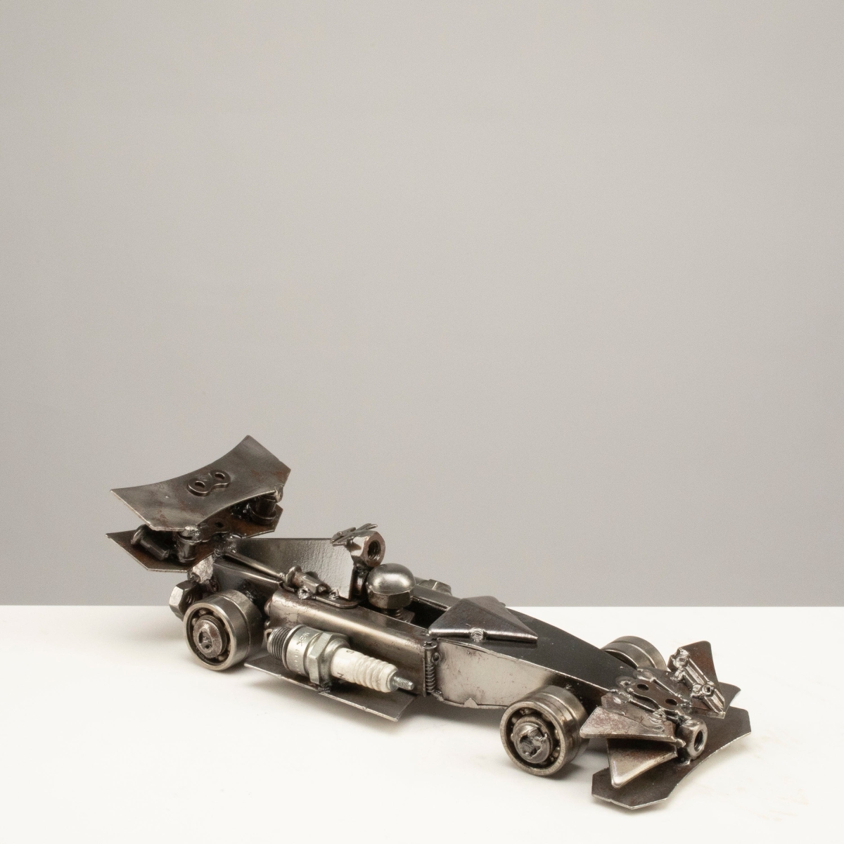 10.5 in. Formula 1 Inspired Recycled Metal Car