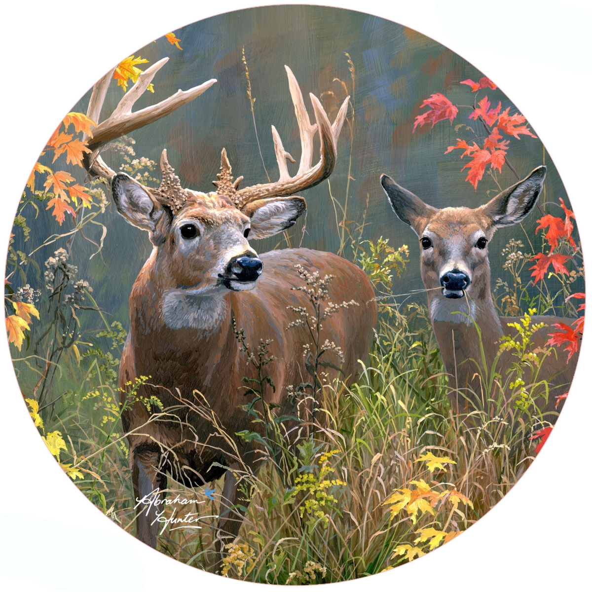Picture of Andreas  JO-AB0436 Autumn Couple Jar Opener (AB)