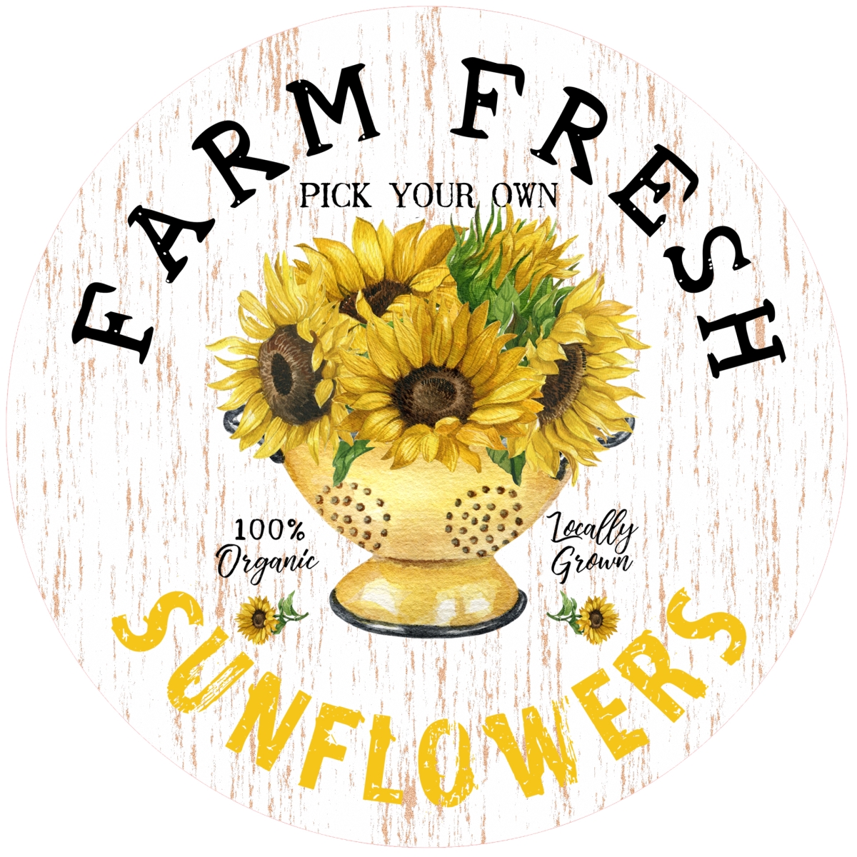 Picture of Andreas  JO-AL4795 Fresh Sunflowers Jar Opener