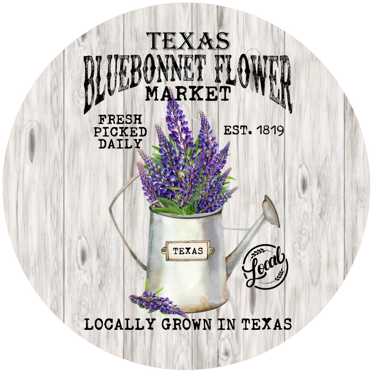 Picture of Andreas  JO-AL2579 Bluebonnet Market Jar Opener