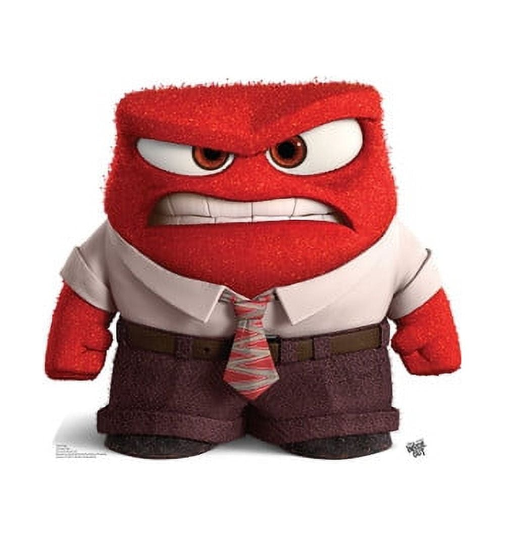 28 x 31 in. Anger - Disney & Pixars Inside Out Cardboard Standup