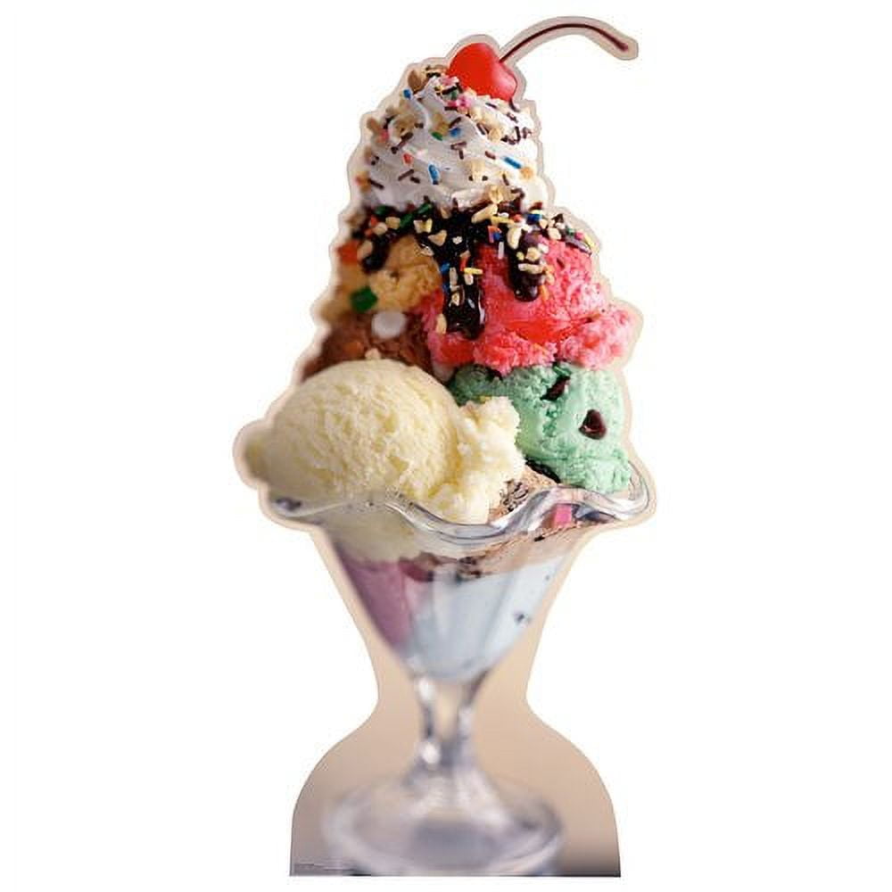 Ice Cream Sundae Cardboard Standup