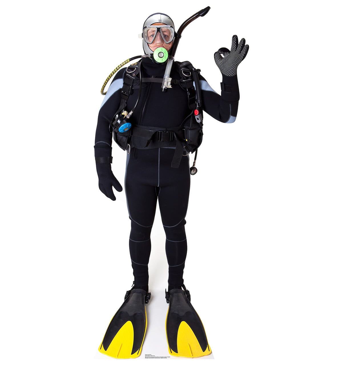 Scuba Diver Cardboard Standup