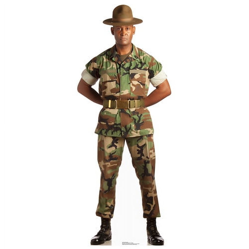 Picture of Advanced Graphics 1966 73 x 28 in. Camo Military Man Cardboard Standup
