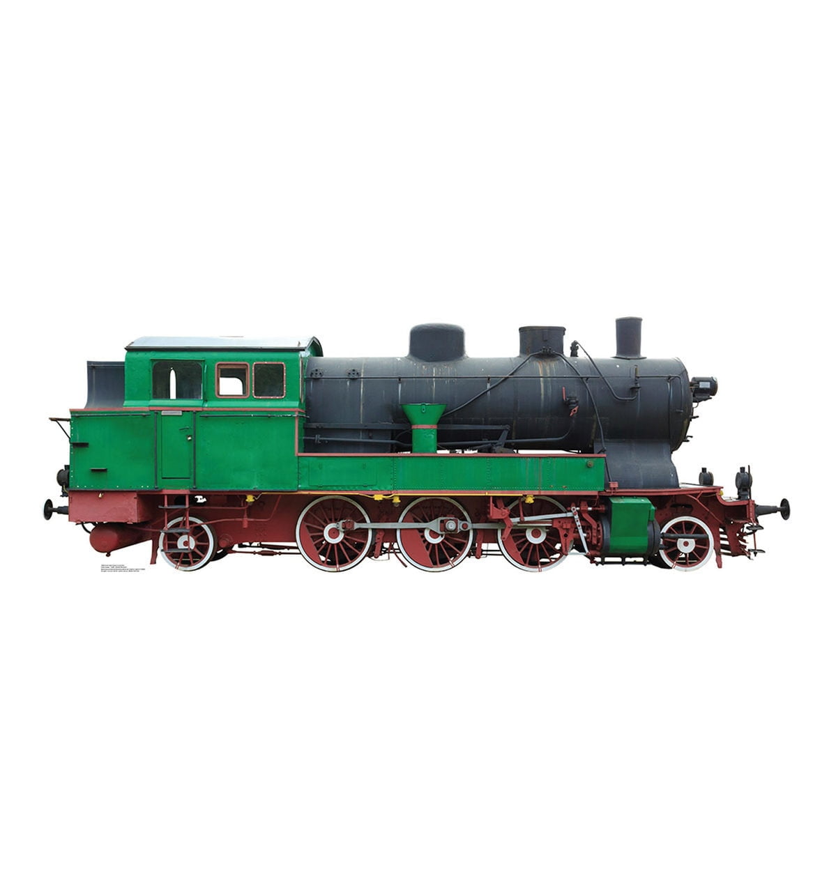 Picture of Advanced Graphics 1999 30 x 88 in. Green & Red Steam Locomotive Cardboard Standup