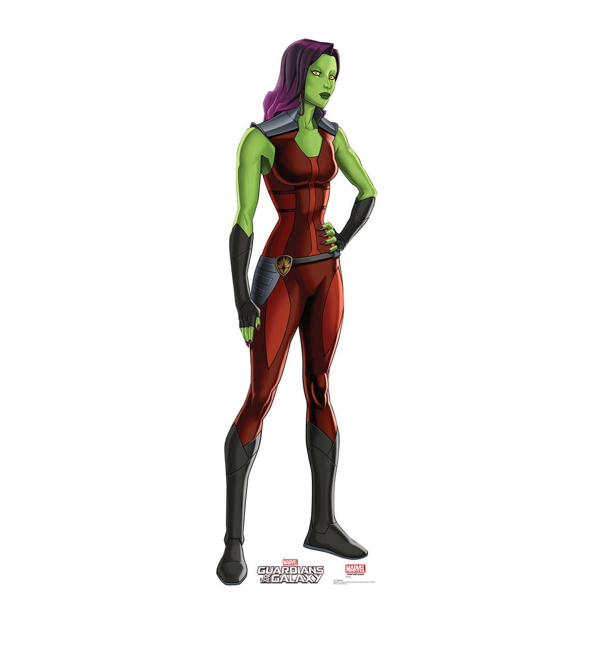 Picture of Advanced Graphics 2059 65 x 19 in. Gamora - Animated Guardians of the Galaxy Cardboard Standup