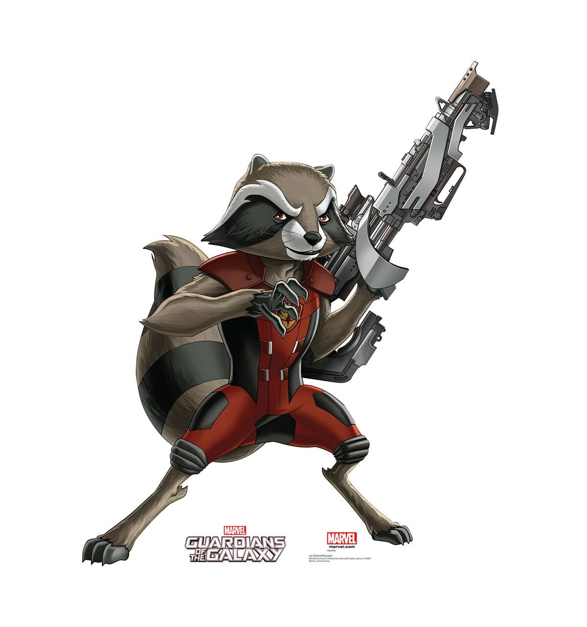 Picture of Advanced Graphics 2060 40 x 33 in. Rocket Raccoon - Animated Guardians of the Galaxy Cardboard Standup