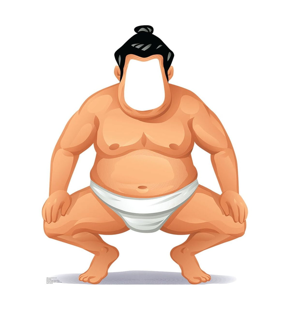 49 ft. x 39 in. Sumo Wrestler Standin Cardboard Standup
