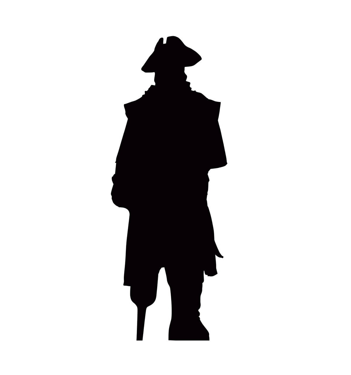 Pirate Silhouette Cardboard Standup 76 x 29 in.