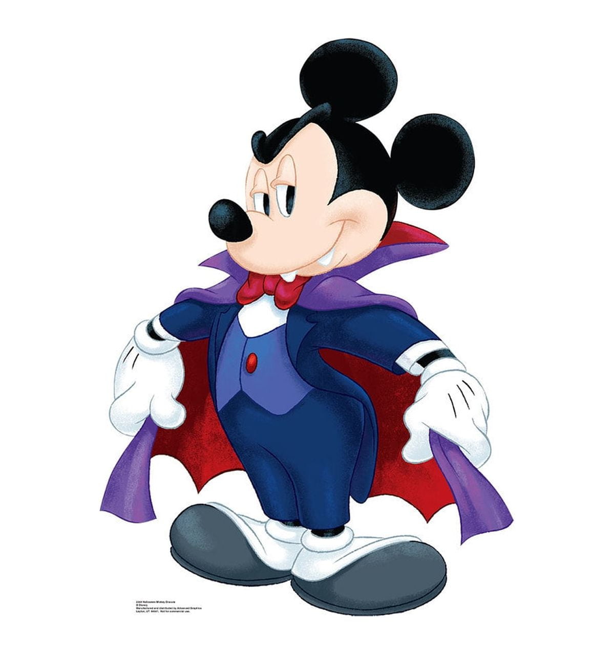 Halloween Mickey Dracula - Disney Cardboard Standup