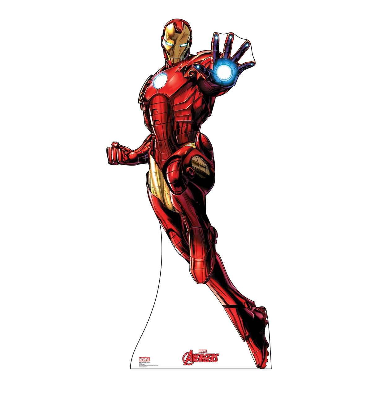 74 x 35 in. Iron Man - Avengers Animated Cardboard Standup