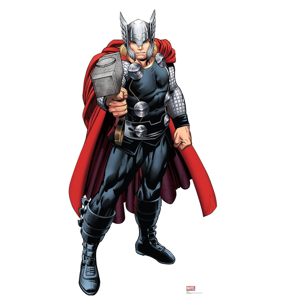 74 x 38 in. Thor - Avengers Animated Cardboard Standup