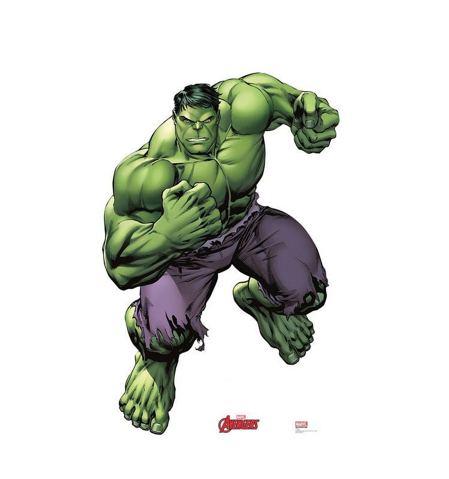 69 x 45 in. Hulk - Avengers Animated Cardboard Standup