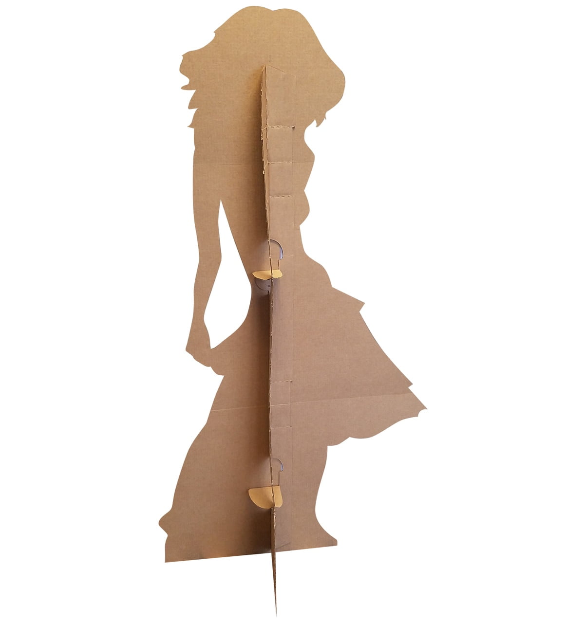 2400 61 x 33 in. Silhouette Dancer Yellow Sparkles Cardboard Standup