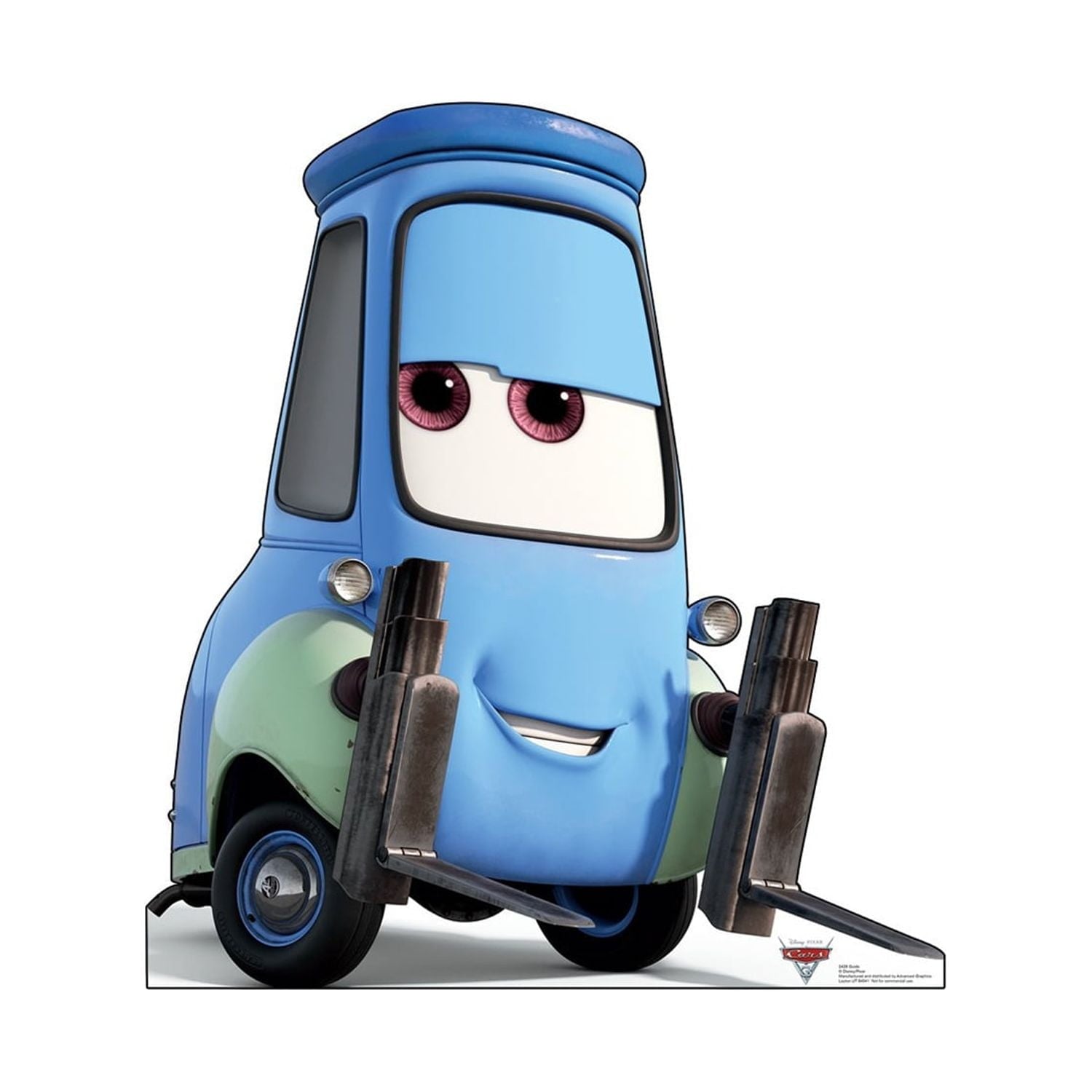 43 x 39 in. Guido - Disney & Pixar Cars 3 Cardboard Standup