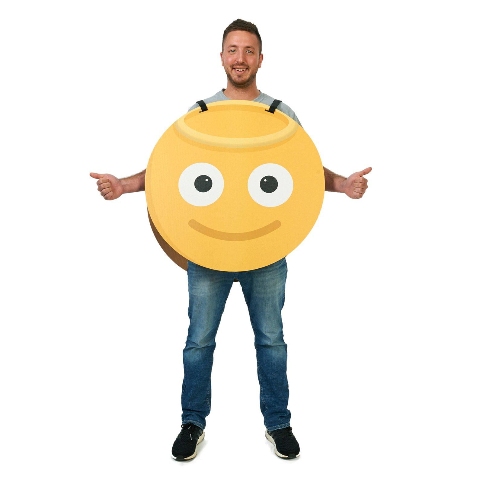 Angel & Devil Emoji Costume Cardboard Standup - 27.5 x 27.5 in.