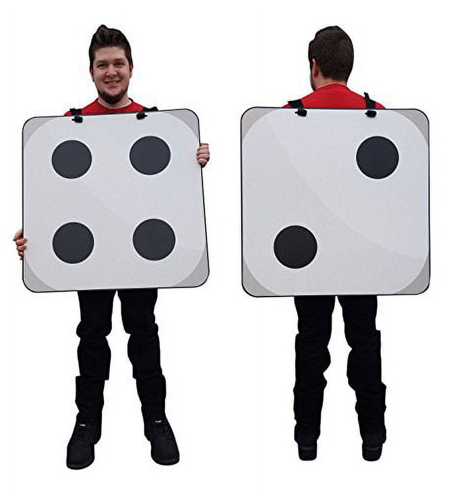 27.5 x 27.5 in. 2D Dice Costume Cardboard Standup