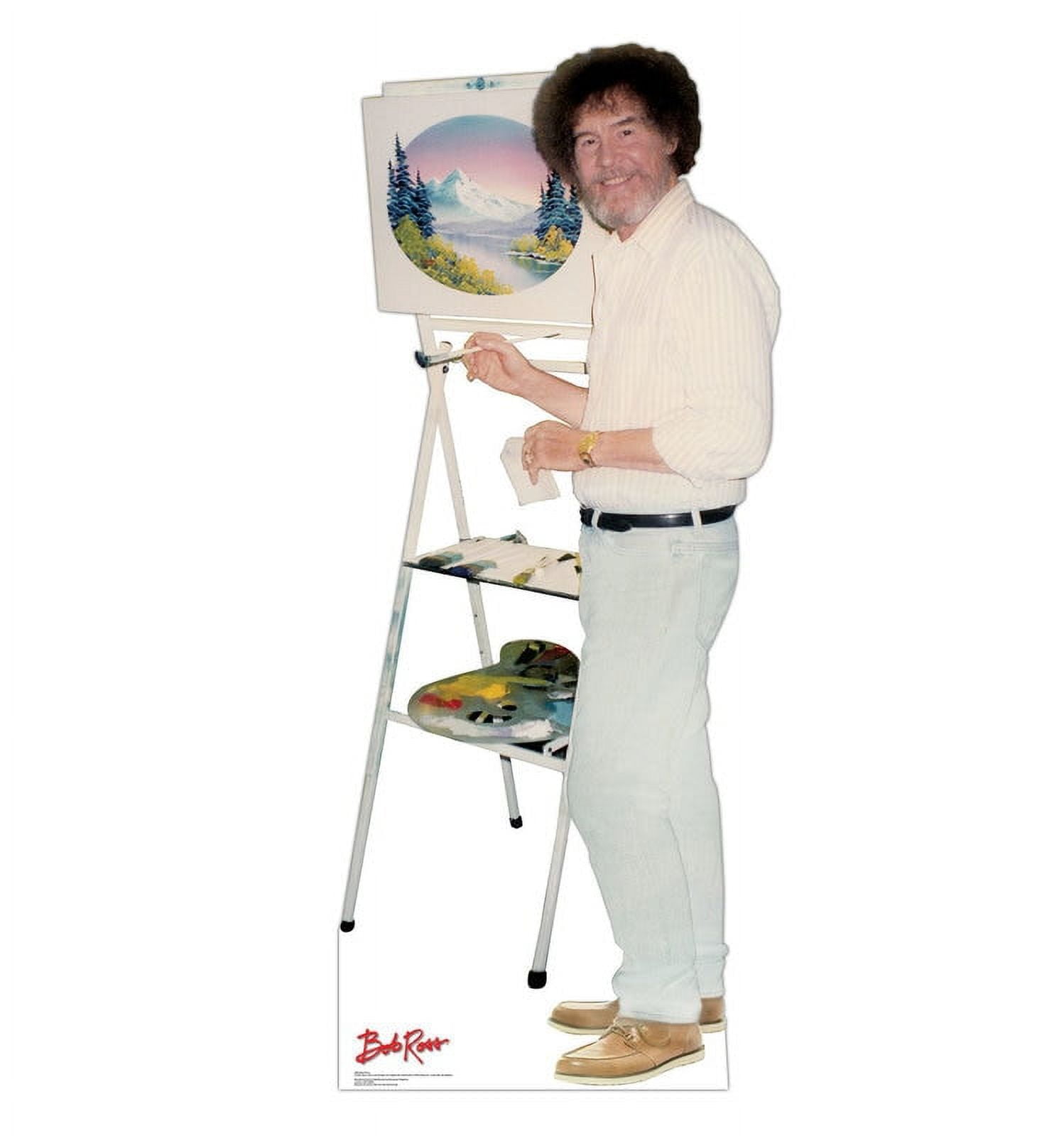 Picture of Advanced Graphics 2455 74 x 31 in. Bob Ross Cardboard Standup