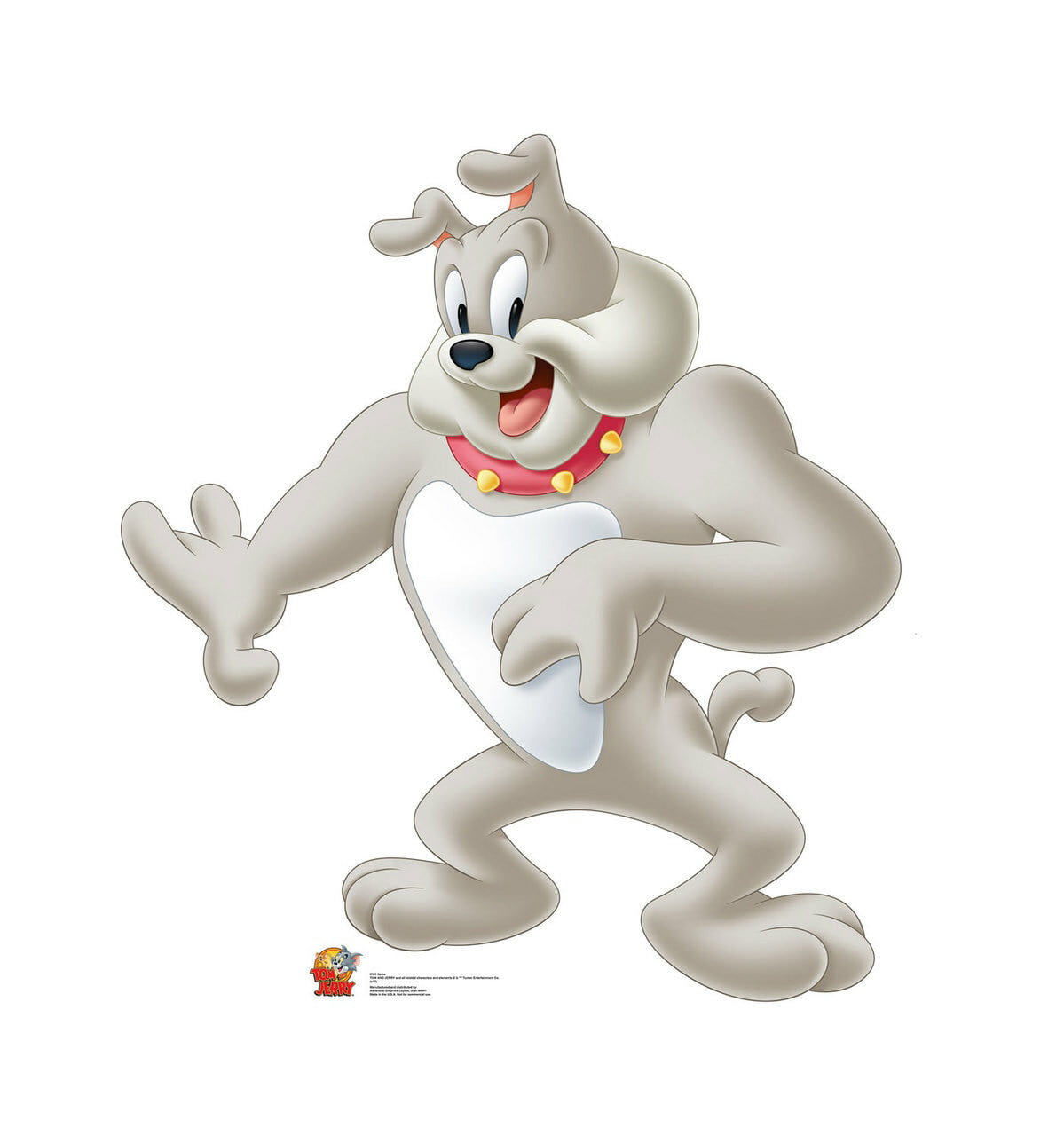 48 x 44 in. Spike Bulldog - Tom & Jerry Cardboard Standup