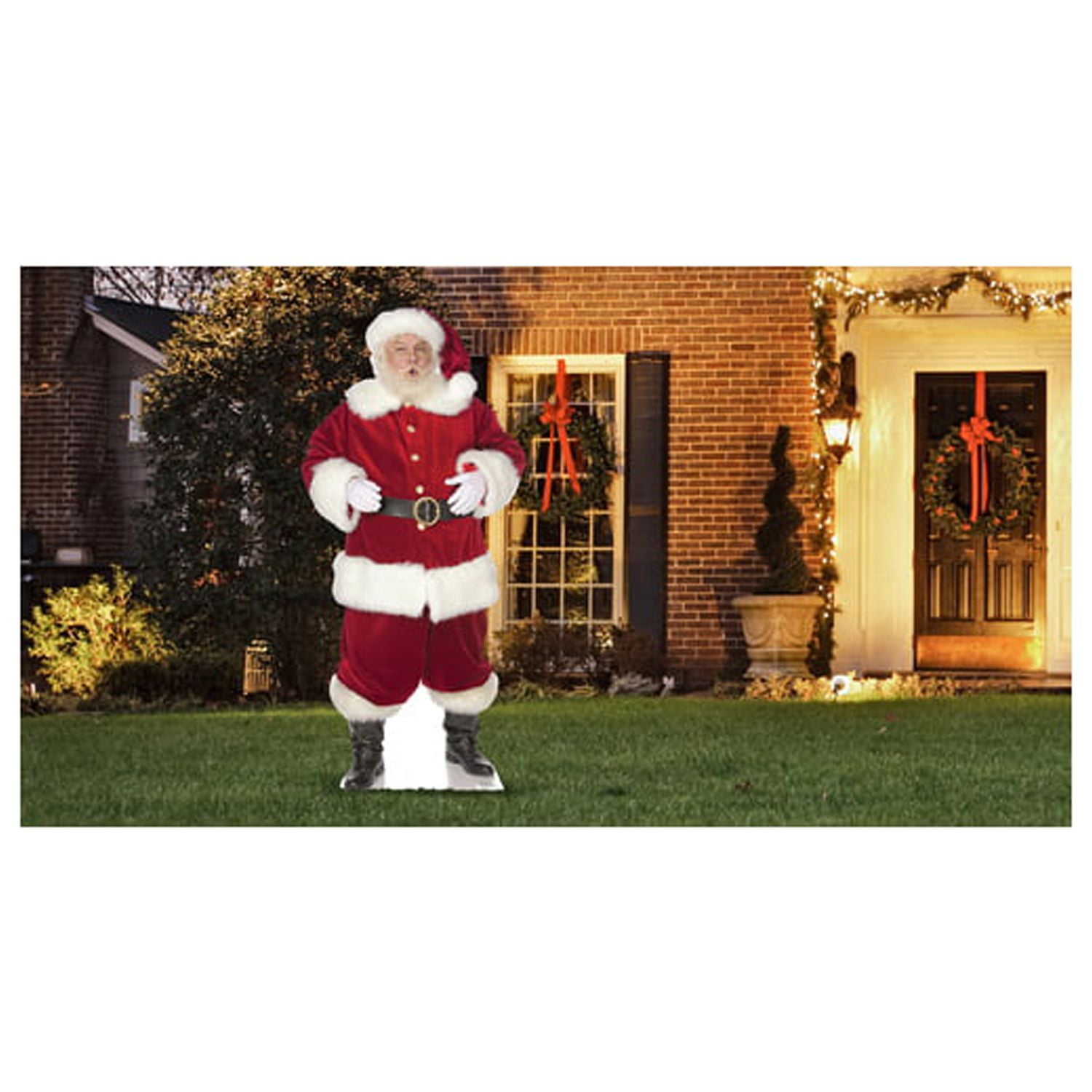 Picture of Advanced Graphics 2571 70 x 32 in. Ho & Ho Santa Outdoor Yard Standee