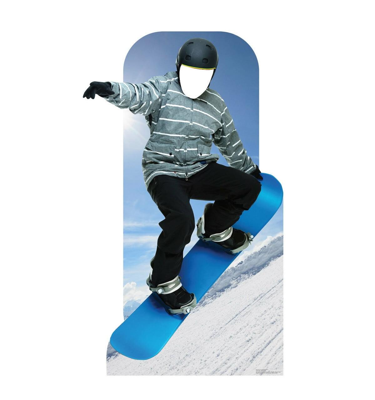 Picture of Advanced Graphics 2676 66 x 39 in. Action Snowboarder Standin Wall Decal