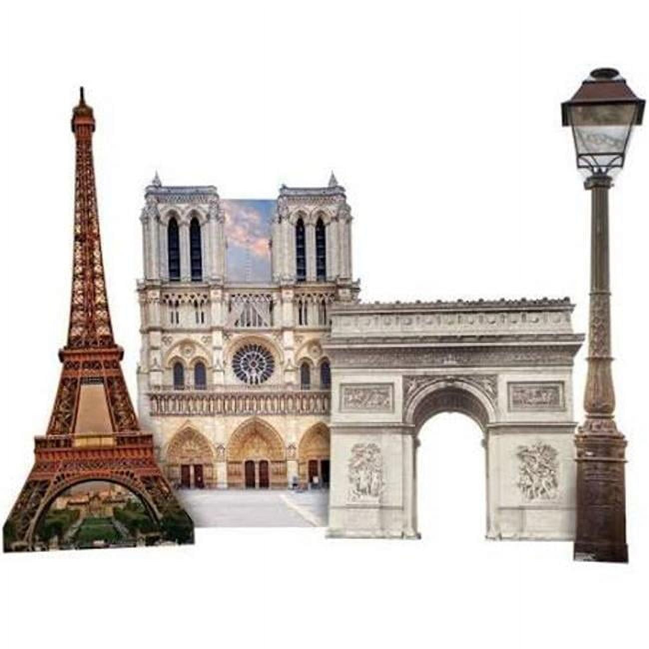 Picture of Advanced Graphics 2697 24 x 36 in. Paris Landmark Party - Set of 2