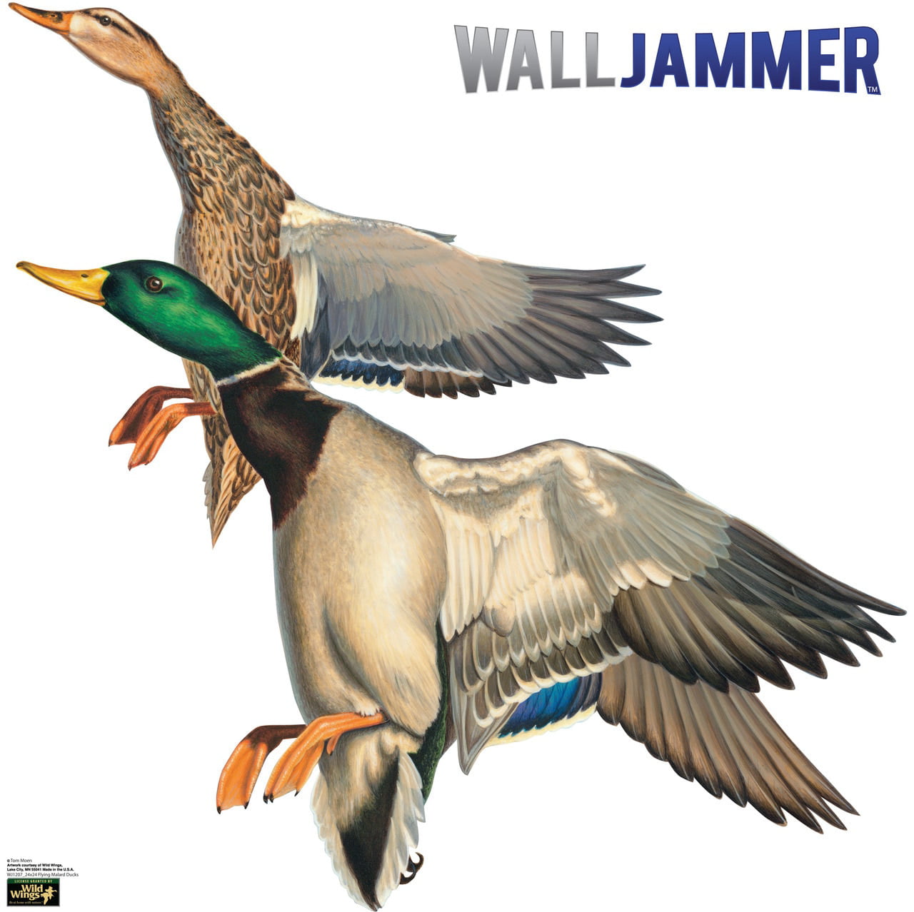 Picture of Advanced Graphics WJ1208 48 in. Flying Malard Ducks Wall Decal
