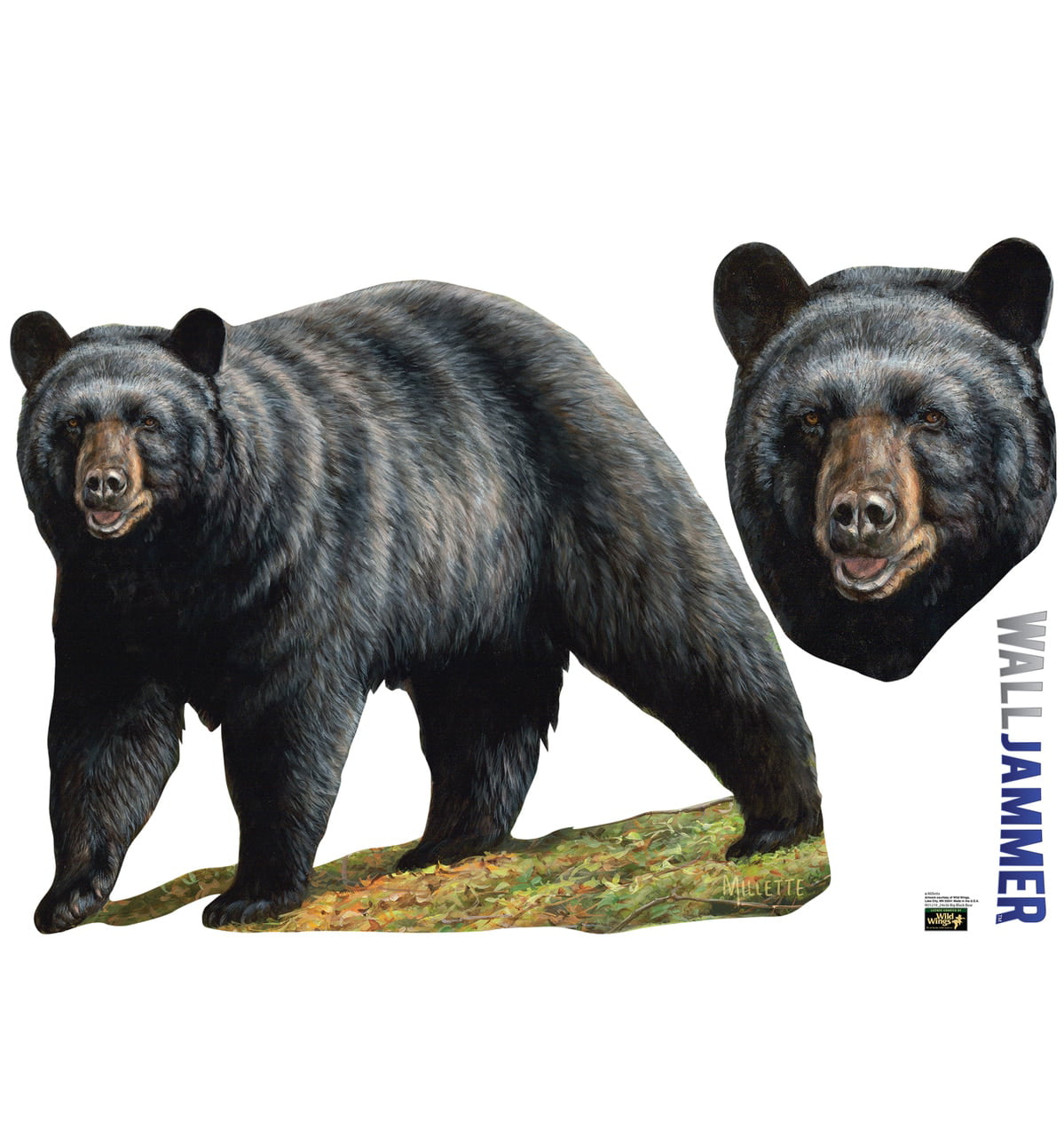 Picture of Advanced Graphics WJ1219 24 x 36 in. Big Black Bear Wall Decal