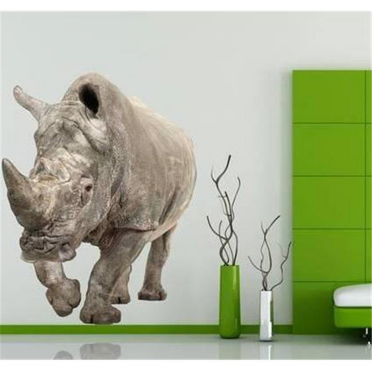 Picture of Advanced Graphics WJ1240 24 x 36 in. White Rhinoceros Wall Decal