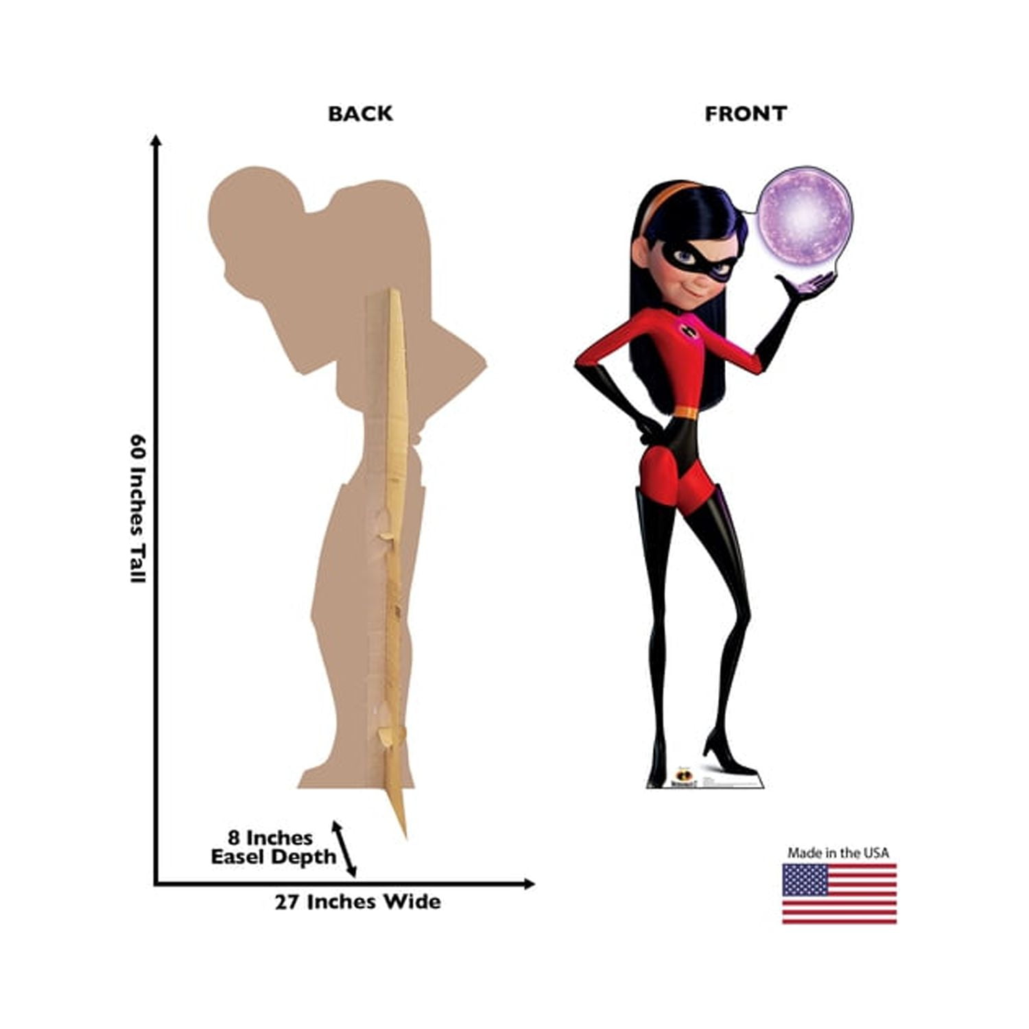 Violet Cardboard Cutout - Disneys Incredibles 2