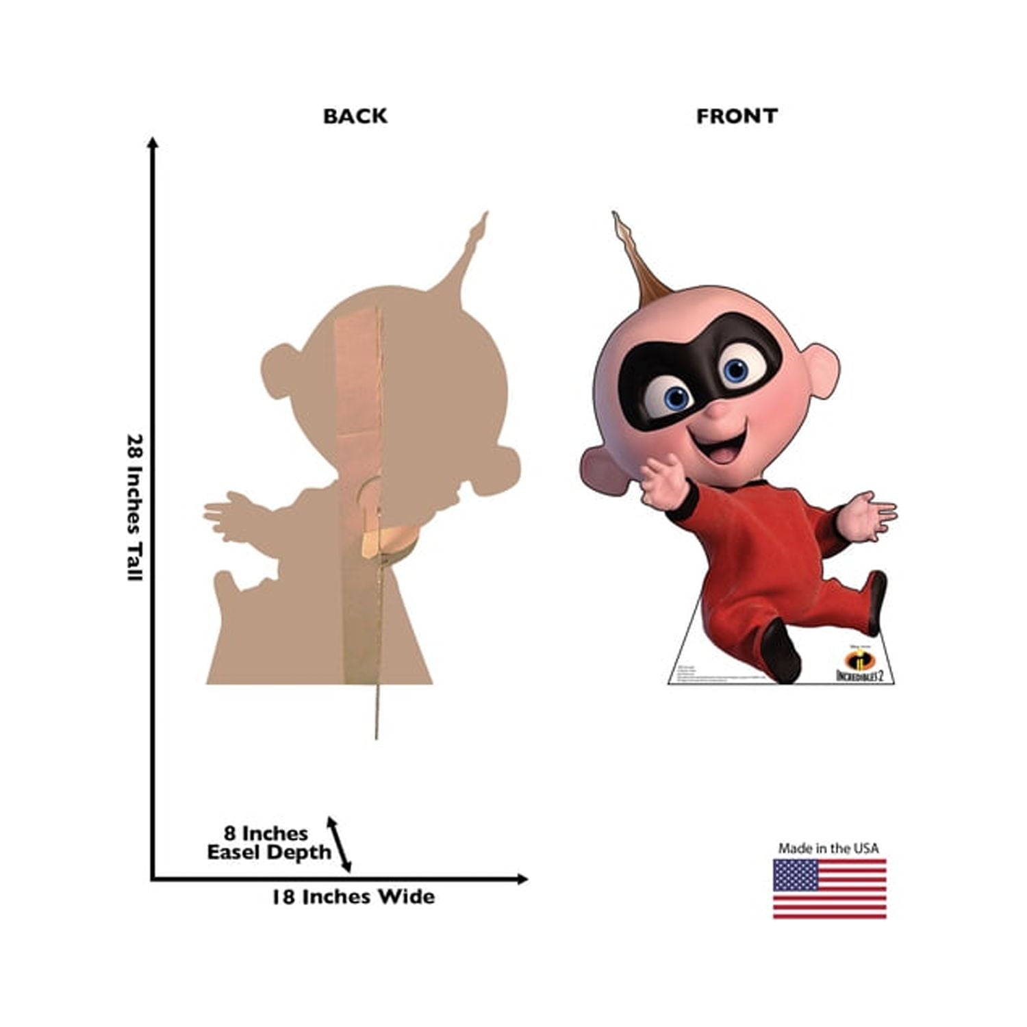 Picture of Advanced Graphics 2704 Jack Jack Cardboard Cutout - Disneys Incredibles 2