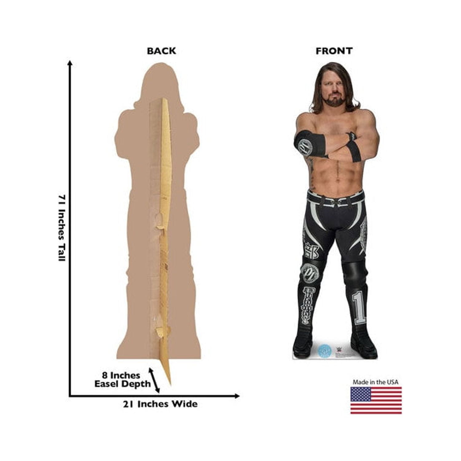 AJ Styles Cardboard Cutout - WWE