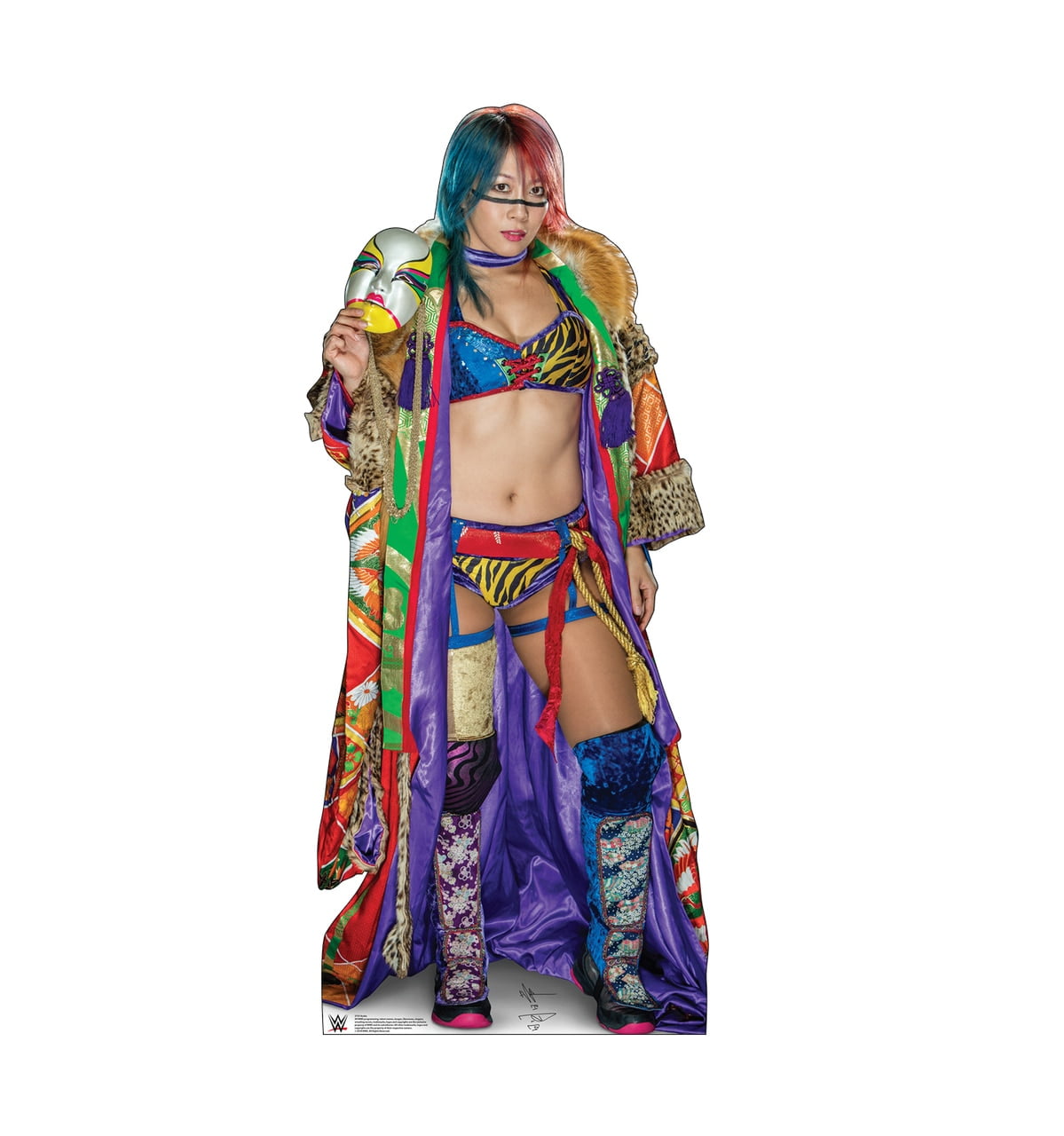 WWE Asuka Cardboard Cutout, 62 x 27 in.