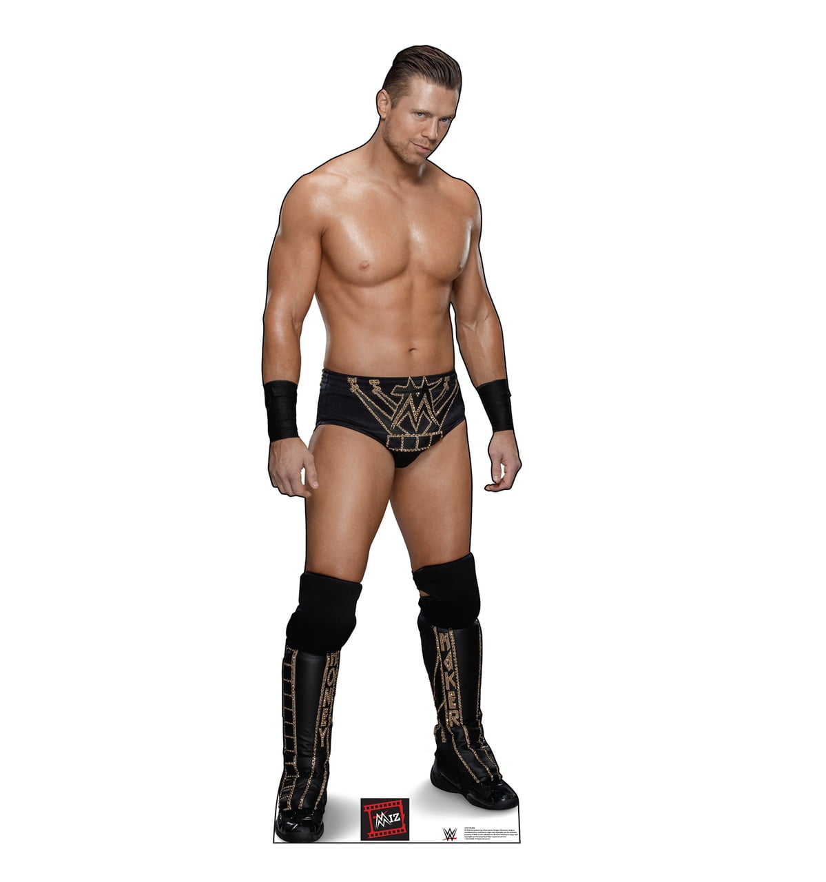 73 x 24 in. The WWE MIZ Cardboard Cutout
