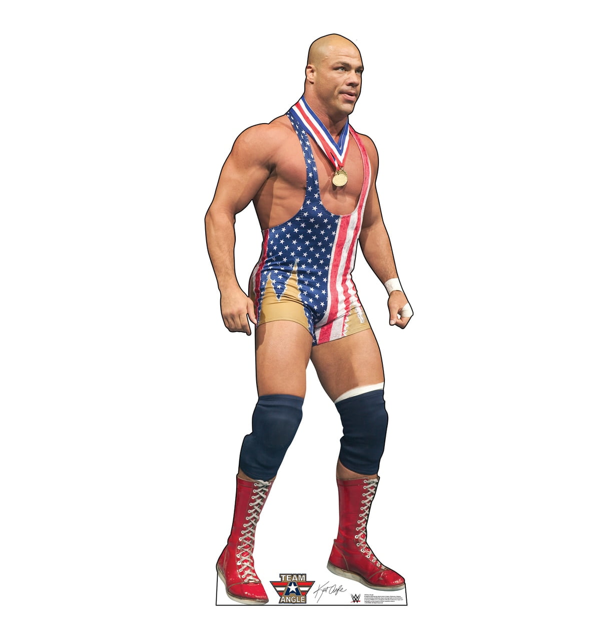 72 x 26 in. WWE Kurt Angle Cardboard Cutout