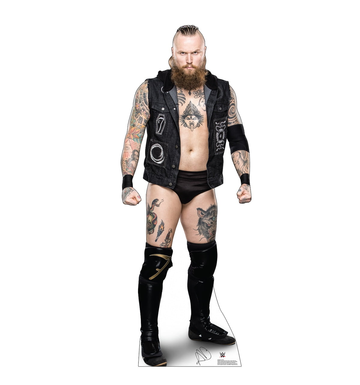 72 x 28 in. WWE Aleister Black Cardboard Cutout