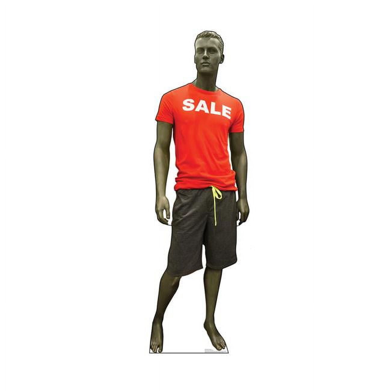 72 x 22 in. Sale Mannequin Cardboard Cutout