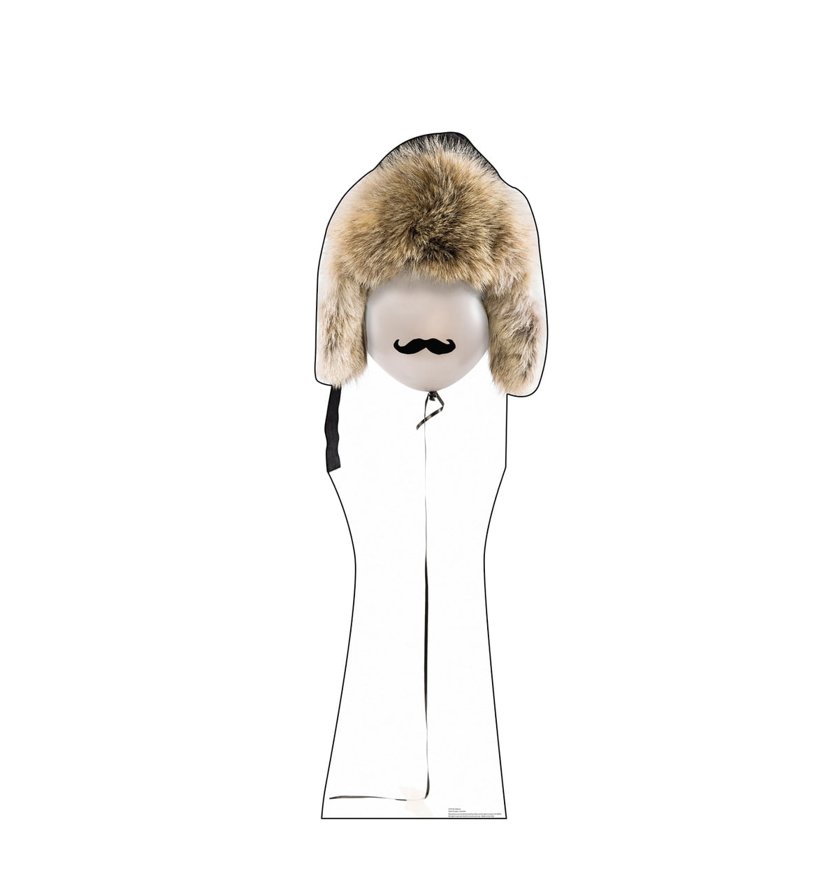 63 x 21 in. Mr. Balloon Cardboard Cutout