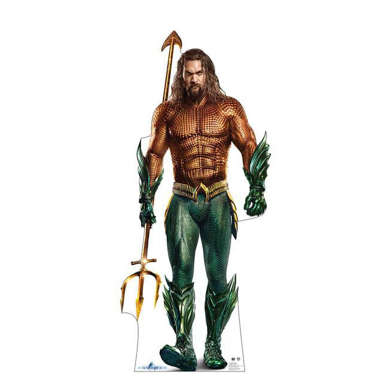 74 x 32 in. Aquaman Cardboard Cutout - Warner Bro Movie 2018
