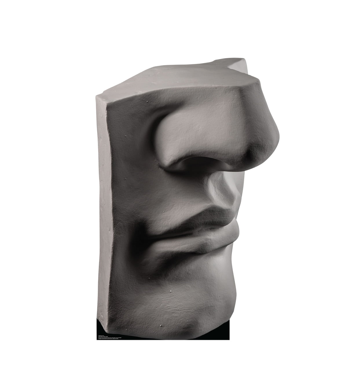 64 x 41 in. Plaster Face Cardboard Cutout Standup