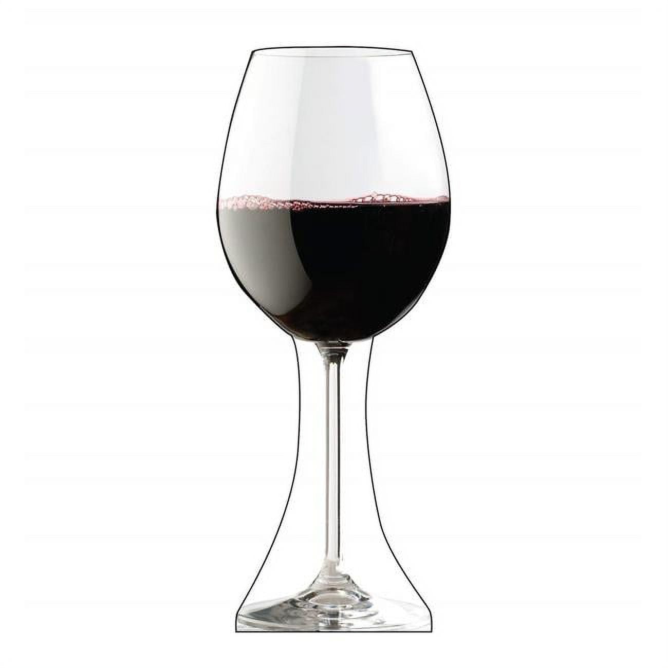 75 x 30 in. Wine Glass Cardboard Cutout Standup