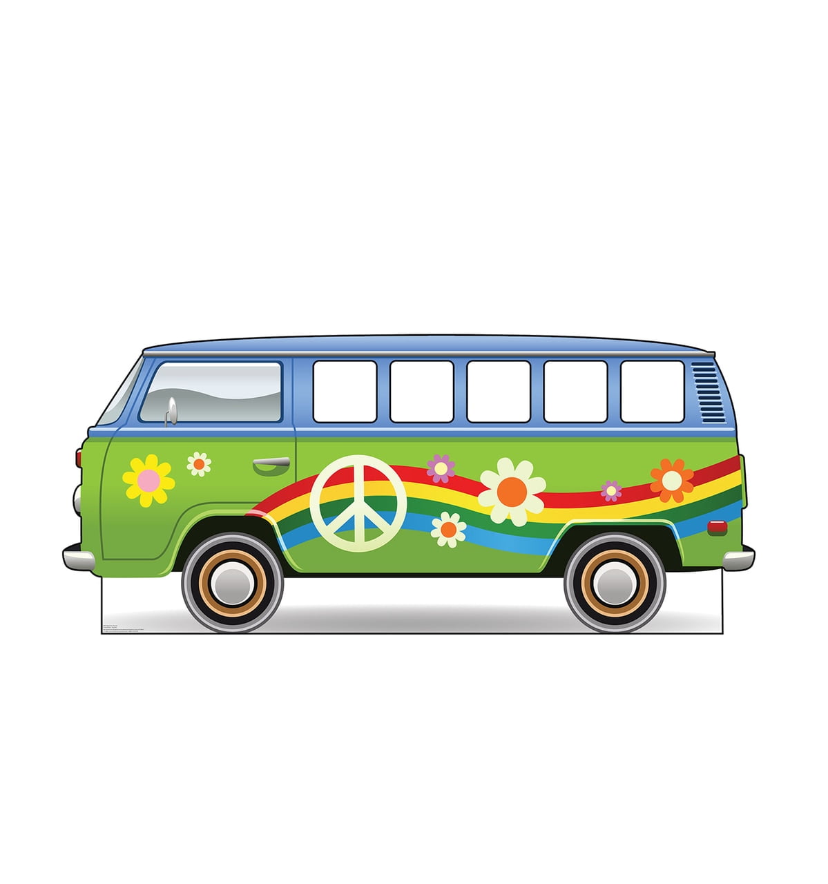 Picture of Advanced Graphics 2837 36 x 83 in. Hippie Bus Standin Cardboard Cutout Standup