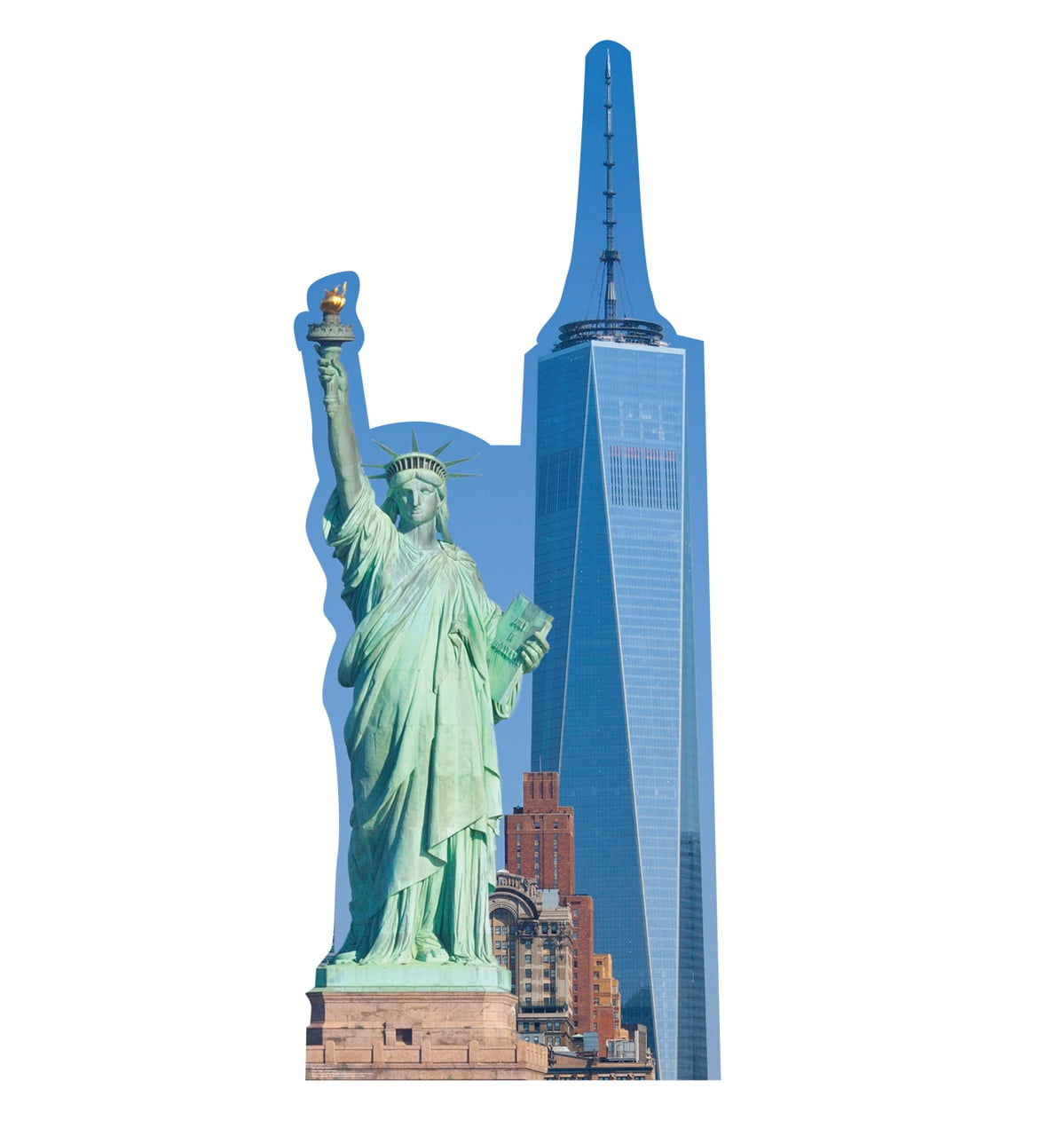 88 x 36 in. New York Skyline Standee Cardboard Cutout Standup