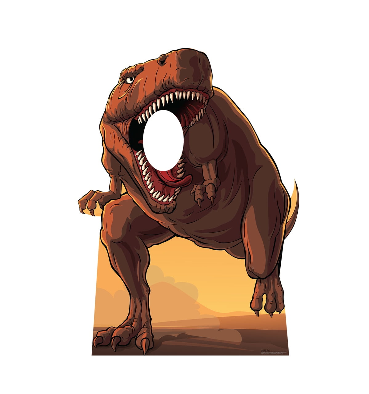 62 x 45 in. Dinosaur Standin Cardboard Cutout Standup