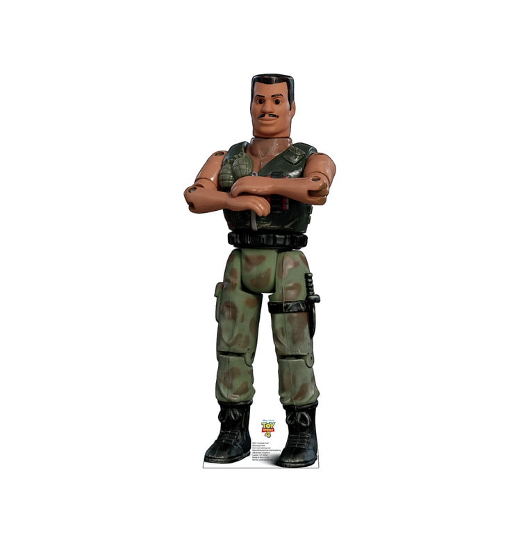 34 x 13 in. Combat Carl Disney & Pixar Toy Story 4 Cardboard Cutout Standup