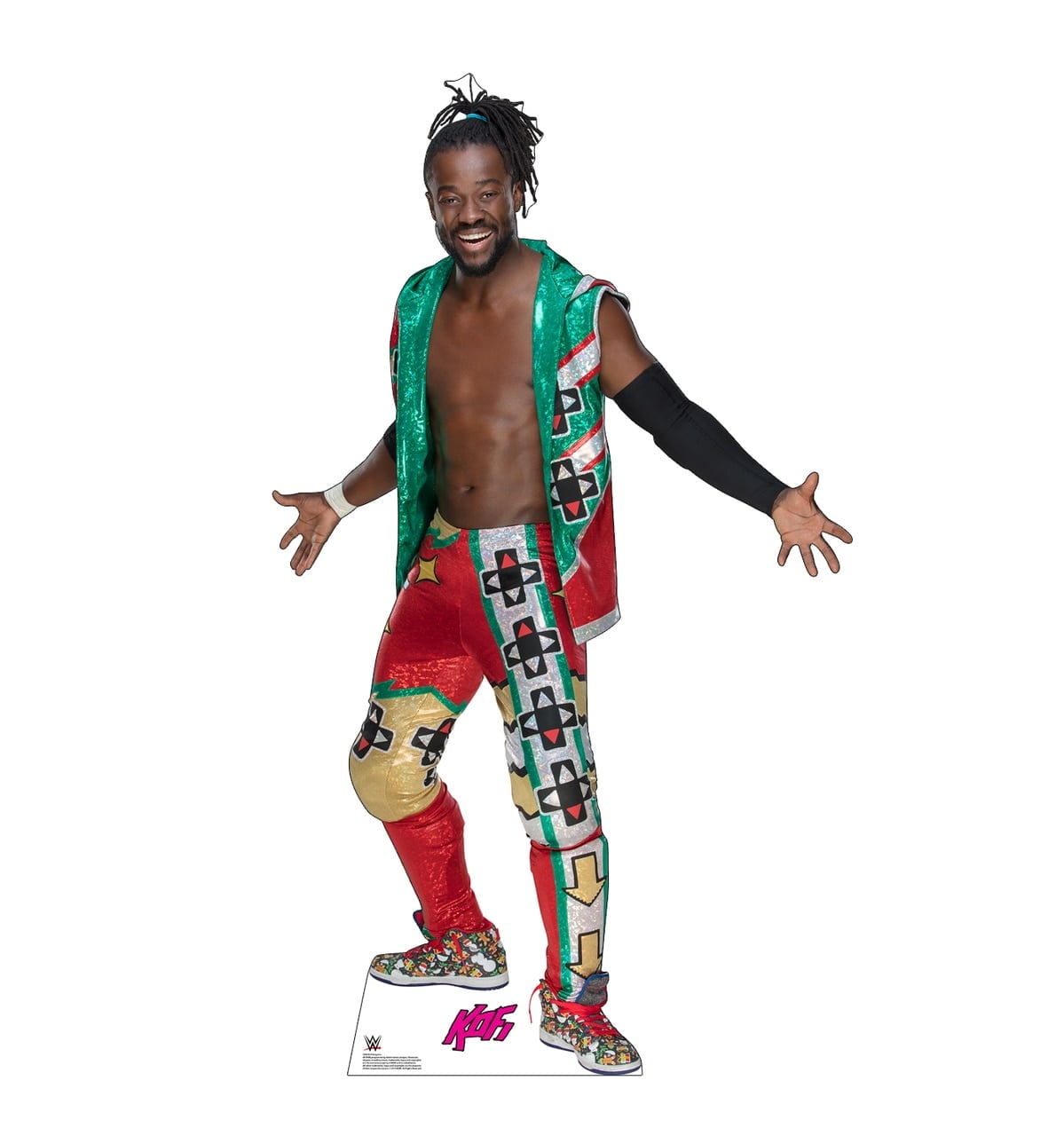 72 x 41 in. Kofi Kingston WWE Cardboard Cutout Standup