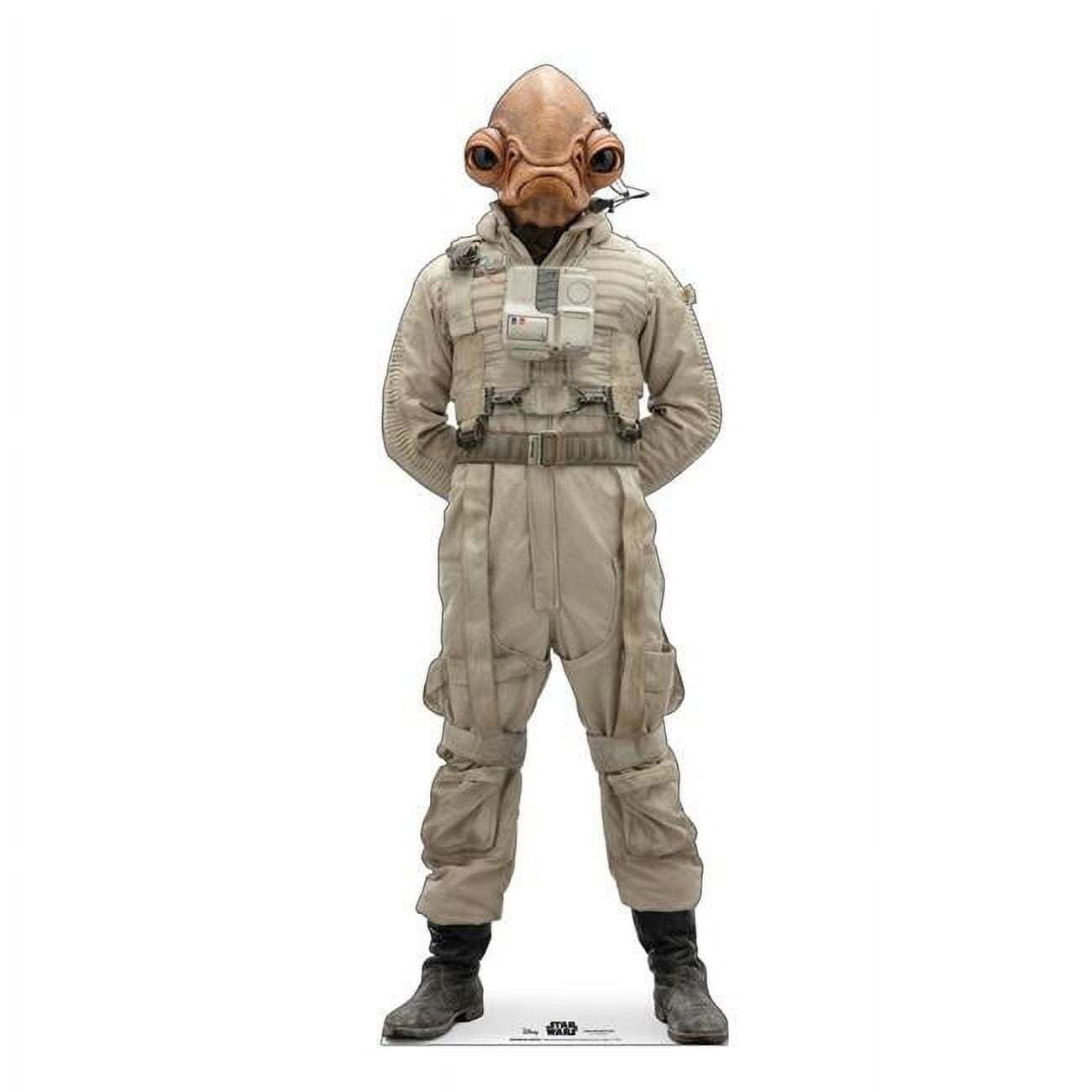 72 x 25 in. Mon Cal General Cardboard Cutout, Star Wars IX