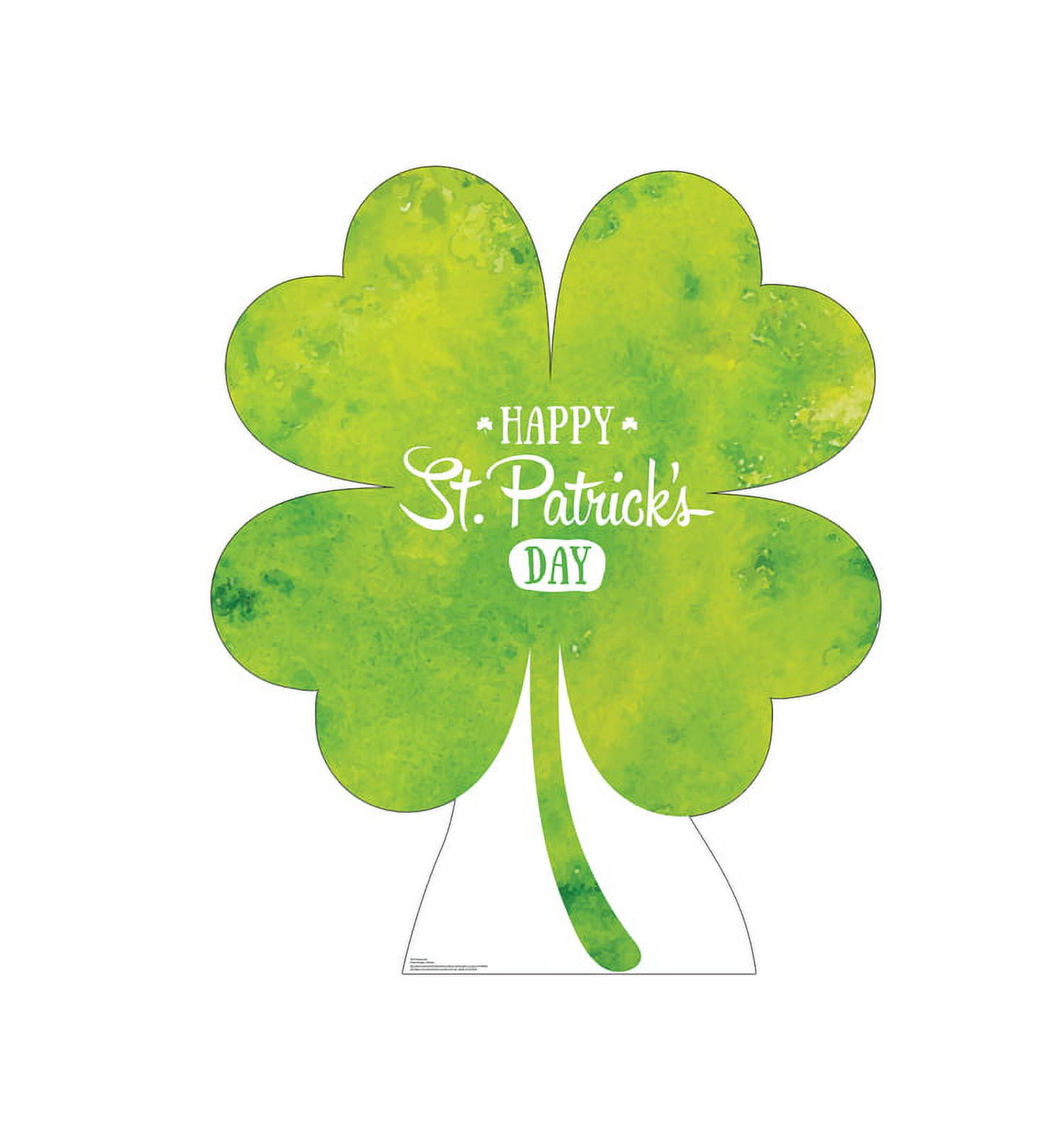 54 x 45 in. Shamrock Cardboard Cutout